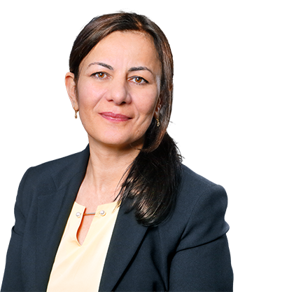 Porträt von Rechtsanwältin Bingül Suoglu, Fachanwältin für Medizinrecht, Standort Bochum.