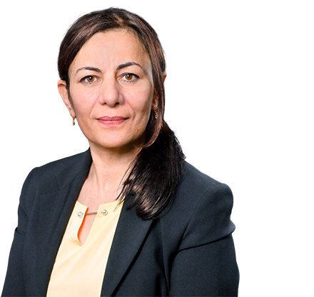 Porträt von Rechtsanwältin Bingül Suoglu, Fachanwältin für Medizinrecht, Standort Bochum.